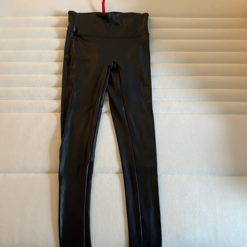 SPANX faux-leather leggings